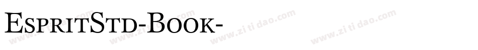 EspritStd-Book字体转换