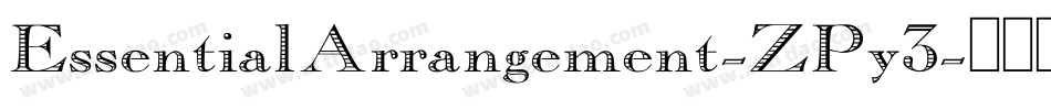 EssentialArrangement-ZPy3字体转换