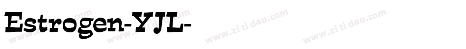 Estrogen-YJL字体转换