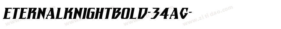 EternalKnightBold-34aG字体转换 EternalKnightBold-34aG字体转换