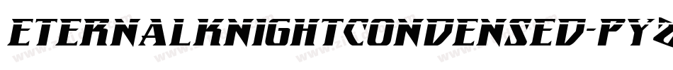 EternalKnightCondensed-pYZa字体转换