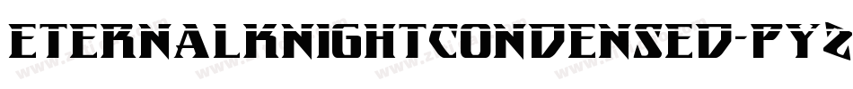 EternalKnightCondensed-pYZa字体转换