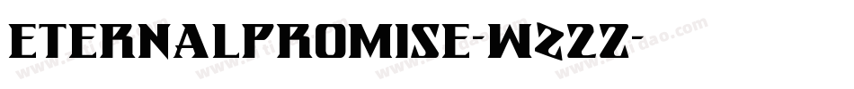 EternalPromise-WZ2z字体转换