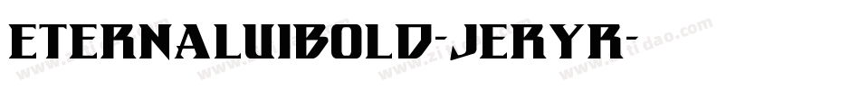 EternalUiBold-jErYR字体转换