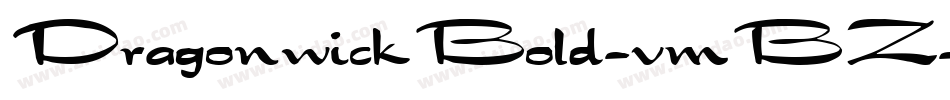 DragonwickBold-vmBZ字体转换