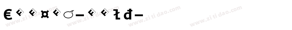 Eureka-Bold字体转换