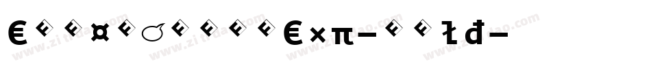 EurekaMonoExp-Bold字体转换