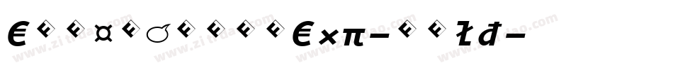 EurekaMonoExp-Bold字体转换