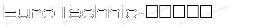 EuroTechnic字体转换