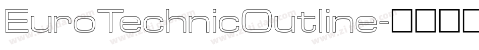 EuroTechnicOutline字体转换