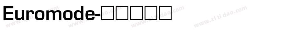 Euromode字体转换