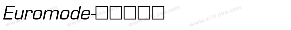 Euromode字体转换