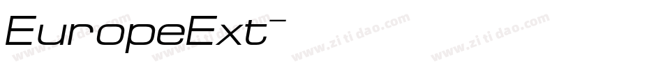 EuropeExt字体转换