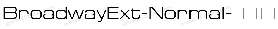 BroadwayExt-Normal字体转换