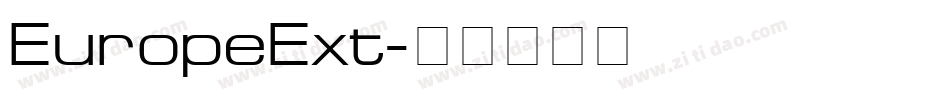 EuropeExt字体转换