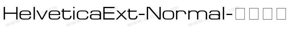 HelveticaExt-Normal字体转换