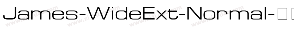 James-WideExt-Normal字体转换