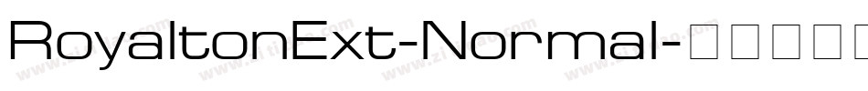 RoyaltonExt-Normal字体转换