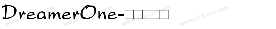 DreamerOne字体转换
