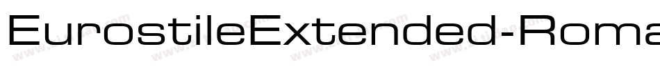EurostileExtended-Roman-DTC字体转换