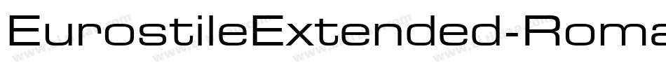 EurostileExtended-Roman-DTC字体转换
