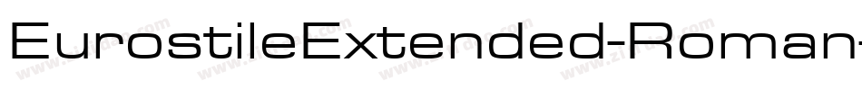 EurostileExtended-Roman-DTC字体转换