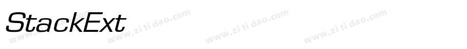 StackExtObl-Nor字体转换