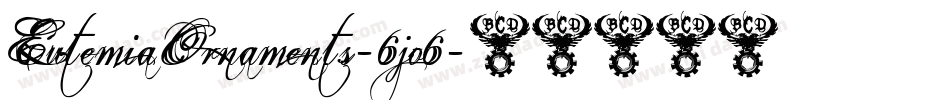 EutemiaOrnaments-6jo6字体转换