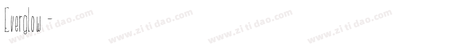 Everglow字体转换