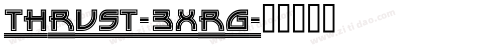 Thrust-3XRG字体转换