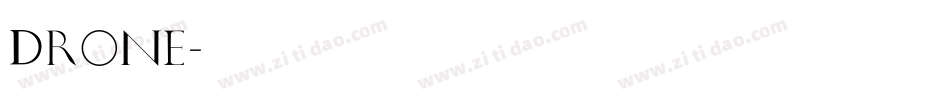 Drone字体转换