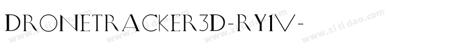 DroneTracker3D-RY1v字体转换