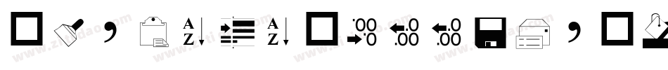 FisheyeButtonsTwo字体转换