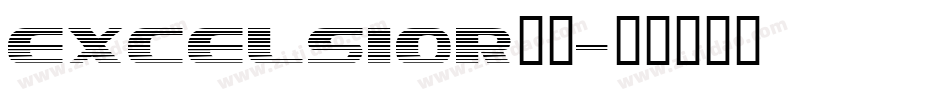 excelsior字体字体转换