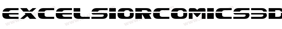 ExcelsiorComics3DRegular-pXJd字体转换