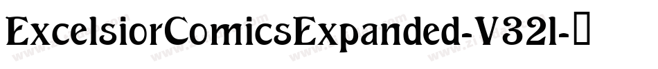 ExcelsiorComicsExpanded-V32l字体转换