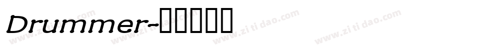 Drummer字体转换