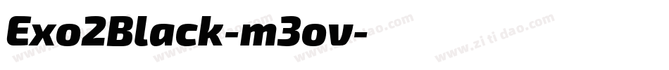 Exo2Black-m3ov字体转换