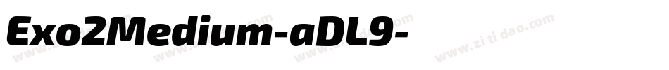 Exo2Medium-aDL9字体转换