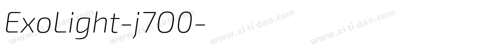 ExoLight-j7O0字体转换 ExoLight-j7O0字体转换
