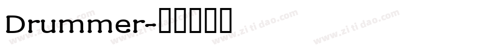 Drummer字体转换