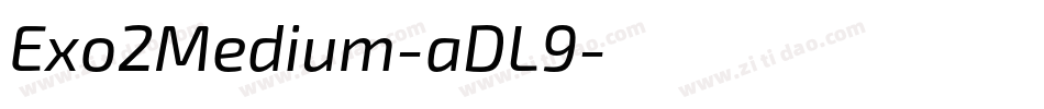 Exo2Medium-aDL9字体转换