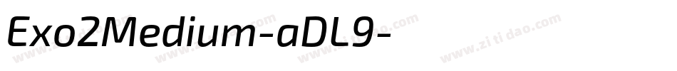 Exo2Medium-aDL9字体转换