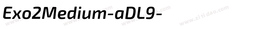 Exo2Medium-aDL9字体转换