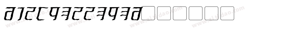 distressered字体转换