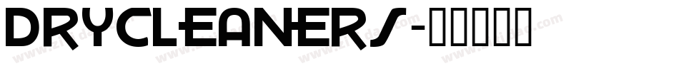 DryCleaners字体转换