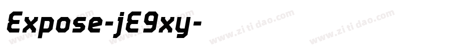Expose-jE9xy字体转换
