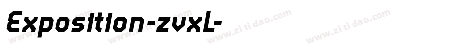 Exposition-zvxL字体转换