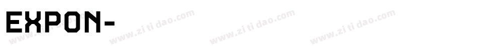 EXPON字体转换