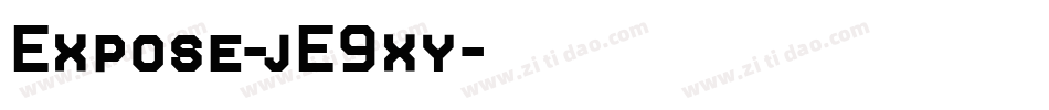 Expose-jE9xy字体转换